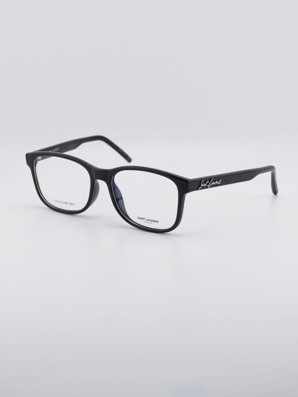 Saint Laurent SL398 001 Eyeglasses Black 56mm Square Frame